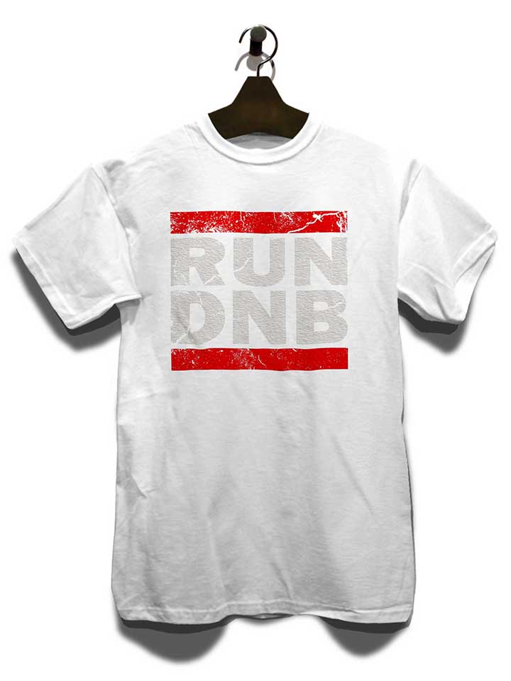 run-dnb-vintage-t-shirt weiss 3