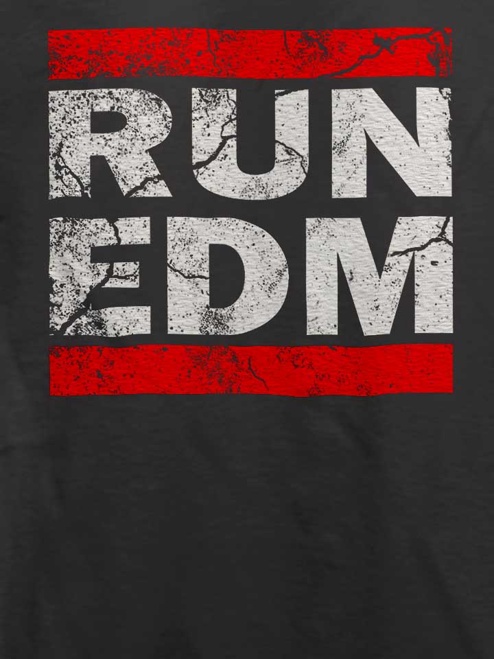 run-edm-vintage-t-shirt dunkelgrau 4