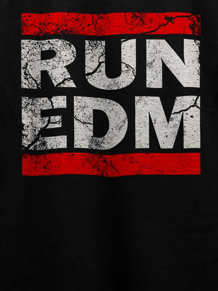 run-edm-vintage-t-shirt schwarz 4
