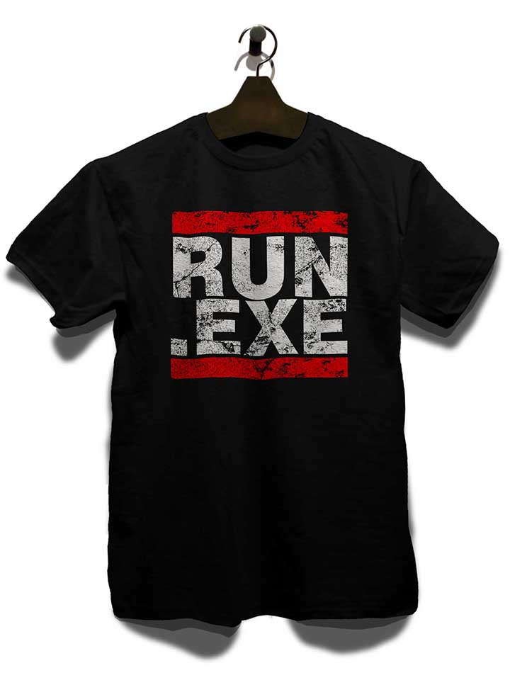 run-exe-vintage-t-shirt schwarz 3
