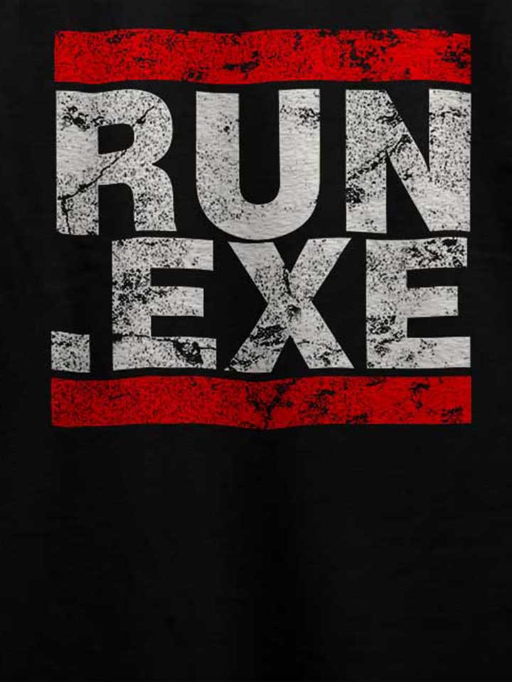run-exe-vintage-t-shirt schwarz 4