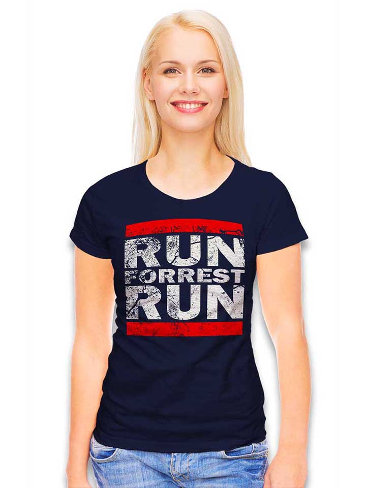 run-forrest-run-damen-t-shirt dunkelblau 2
