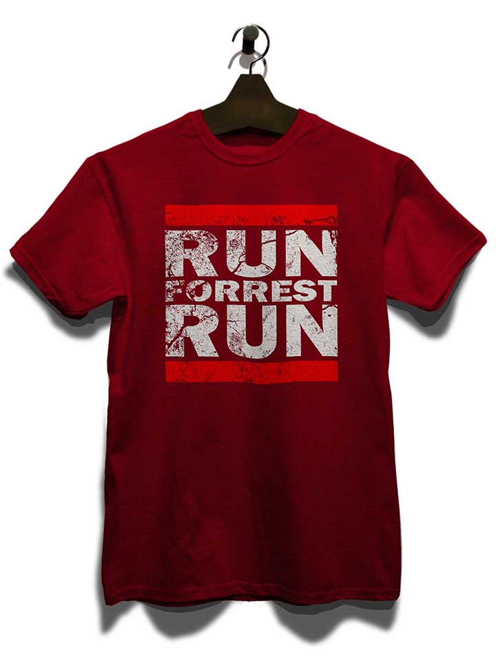 run-forrest-run-t-shirt bordeaux 3