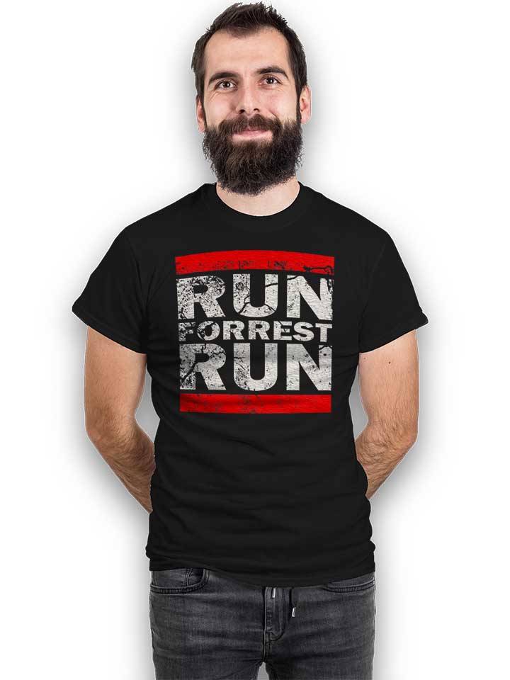 run-forrest-run-t-shirt schwarz 2
