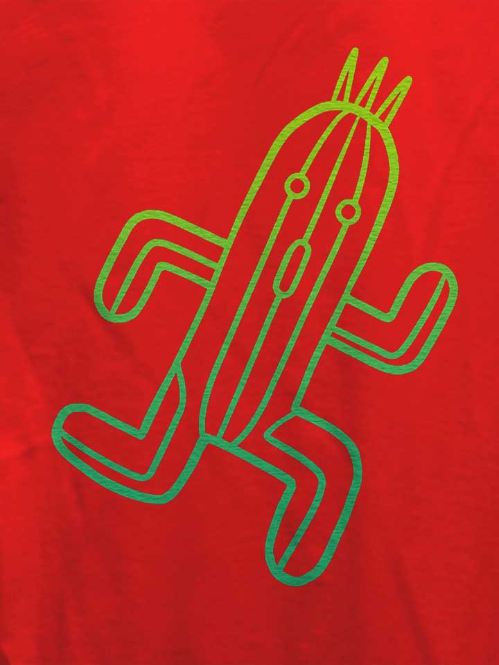 running-cactus-damen-t-shirt rot 4