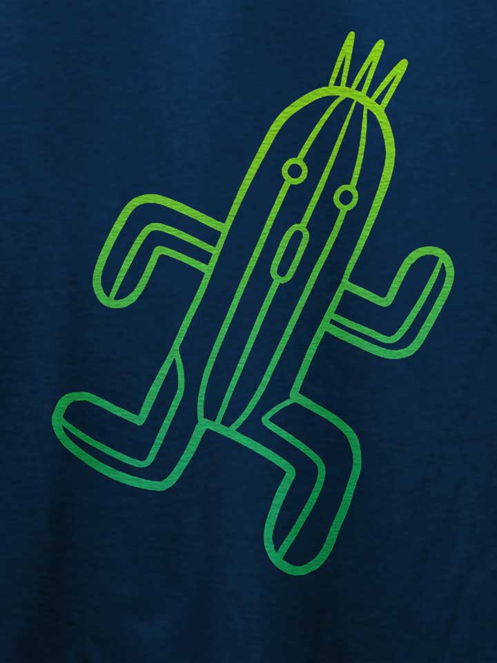 running-cactus-t-shirt dunkelblau 4