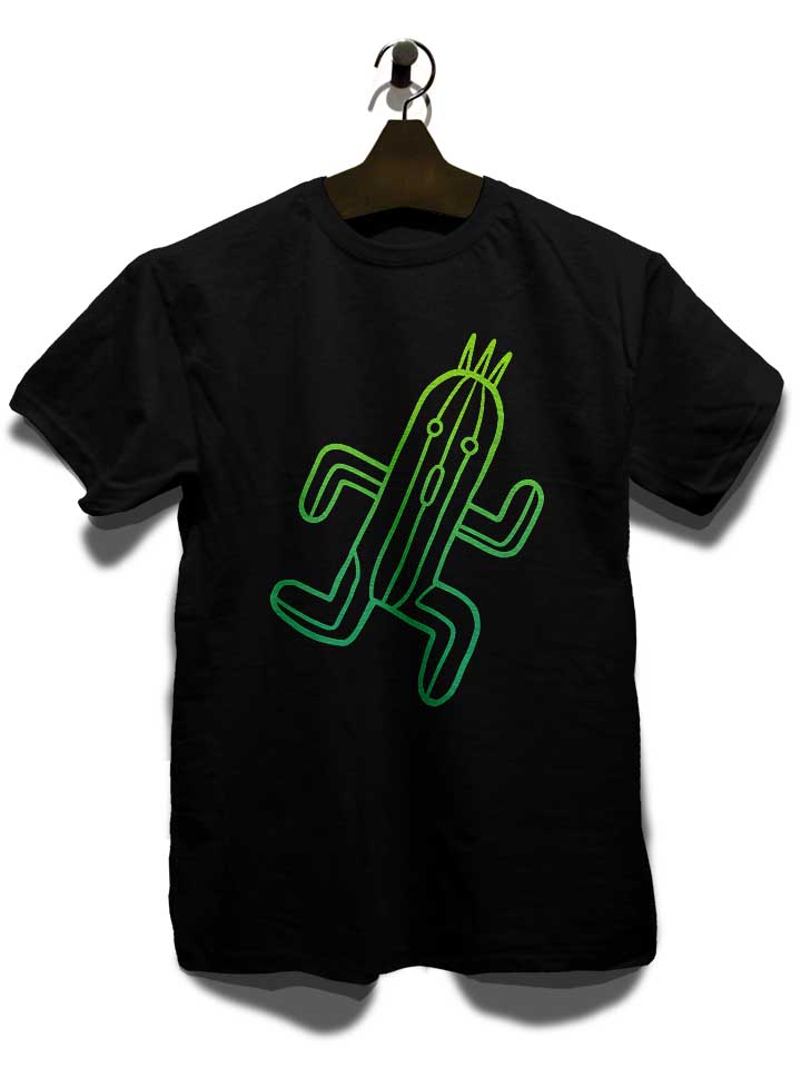 running-cactus-t-shirt schwarz 3
