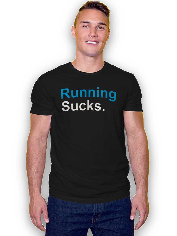 running-sucks-t-shirt schwarz 2