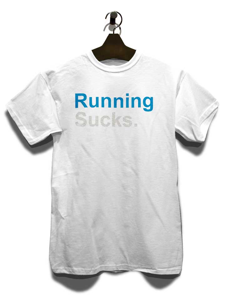 running-sucks-t-shirt weiss 3