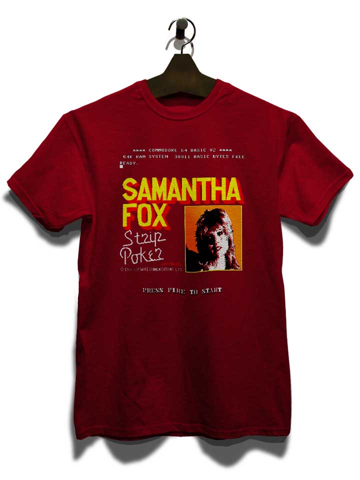 samantha-fox-strip-poker-t-shirt bordeaux 3