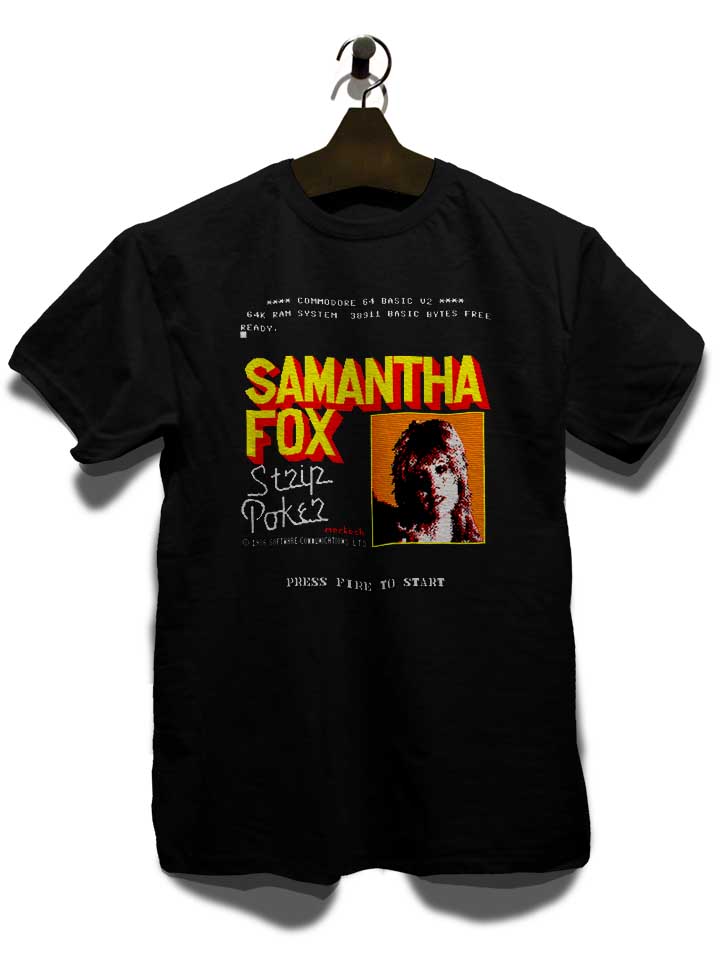 samantha-fox-strip-poker-t-shirt schwarz 3