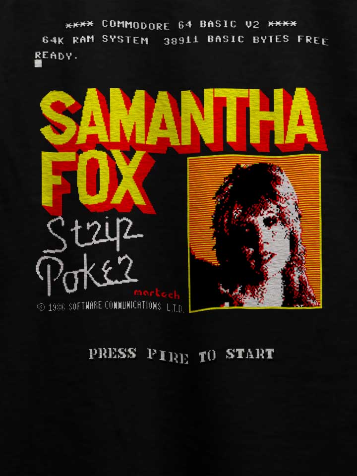 samantha-fox-strip-poker-t-shirt schwarz 4