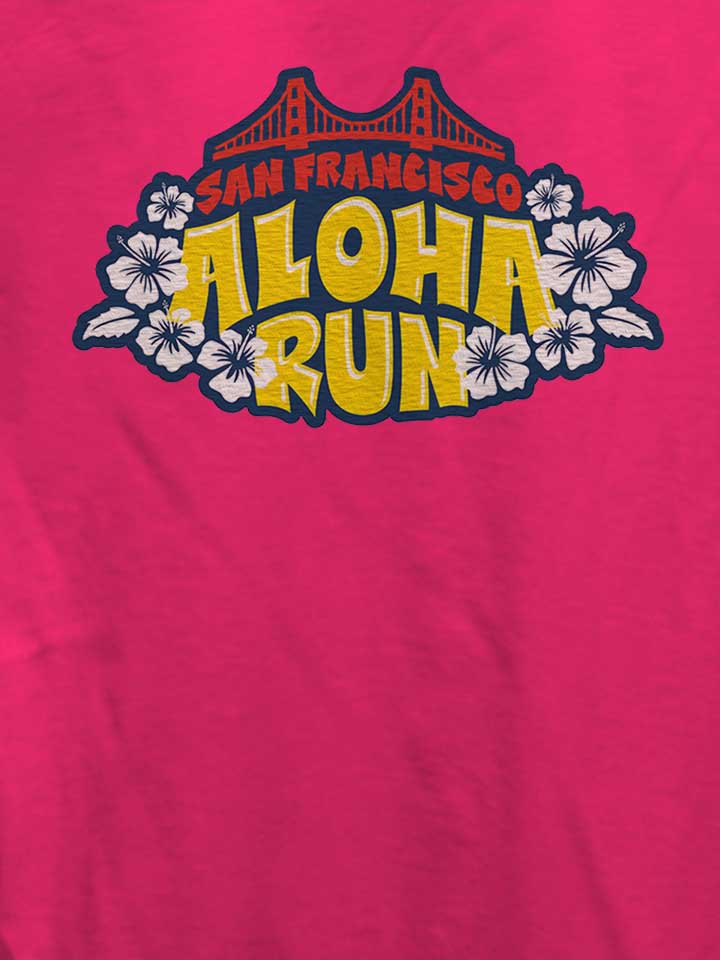 san-francisco-aloha-run-damen-t-shirt fuchsia 4