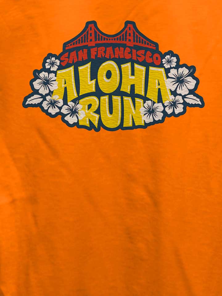 san-francisco-aloha-run-damen-t-shirt orange 4