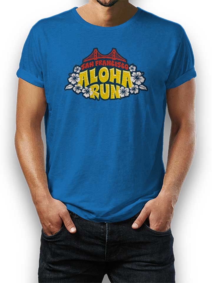 San Francisco Aloha Run Kinder T-Shirt royal 110 / 116