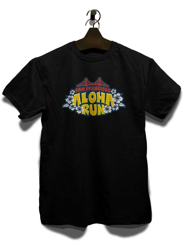 san-francisco-aloha-run-t-shirt schwarz 3