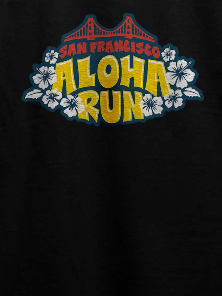 san-francisco-aloha-run-t-shirt schwarz 4