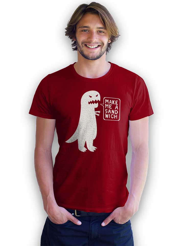 sandwich-dinosaur-t-shirt bordeaux 2