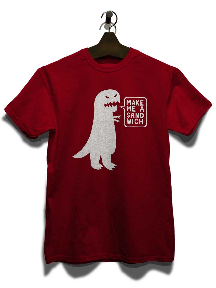 sandwich-dinosaur-t-shirt bordeaux 3