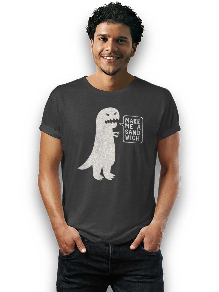 sandwich-dinosaur-t-shirt dunkelgrau 2