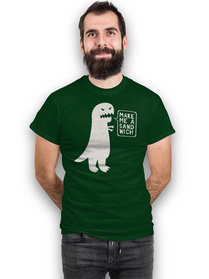 sandwich-dinosaur-t-shirt dunkelgruen 2