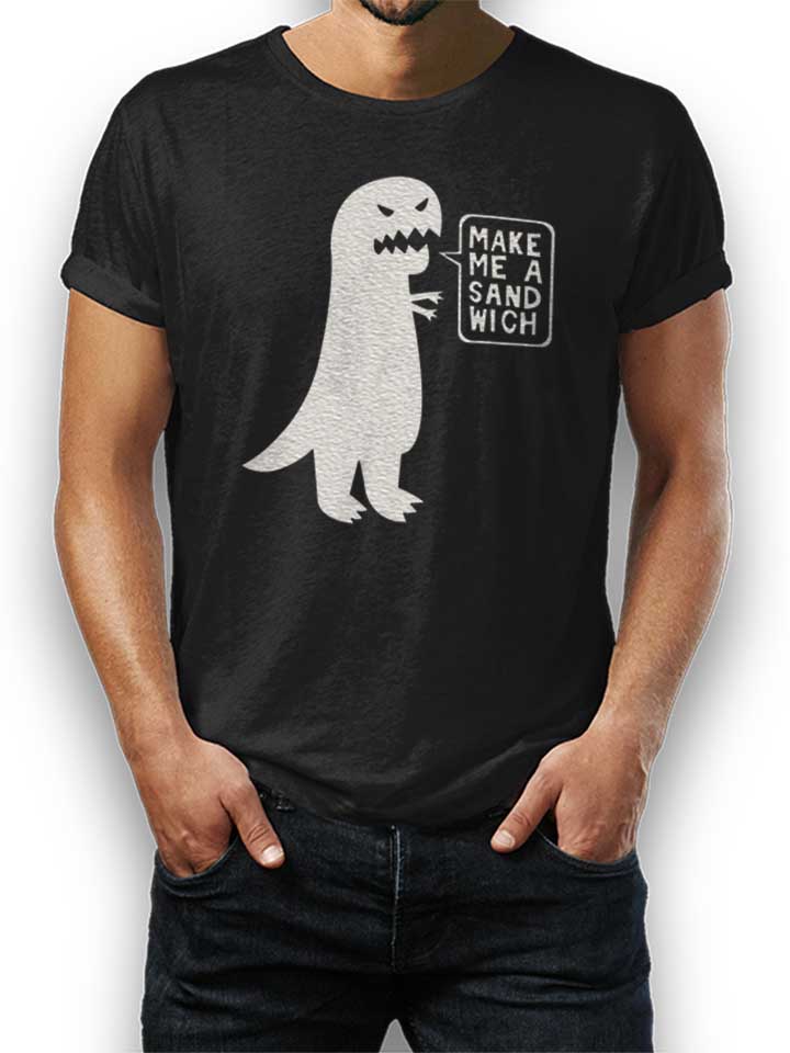 sandwich-dinosaur-t-shirt schwarz 1