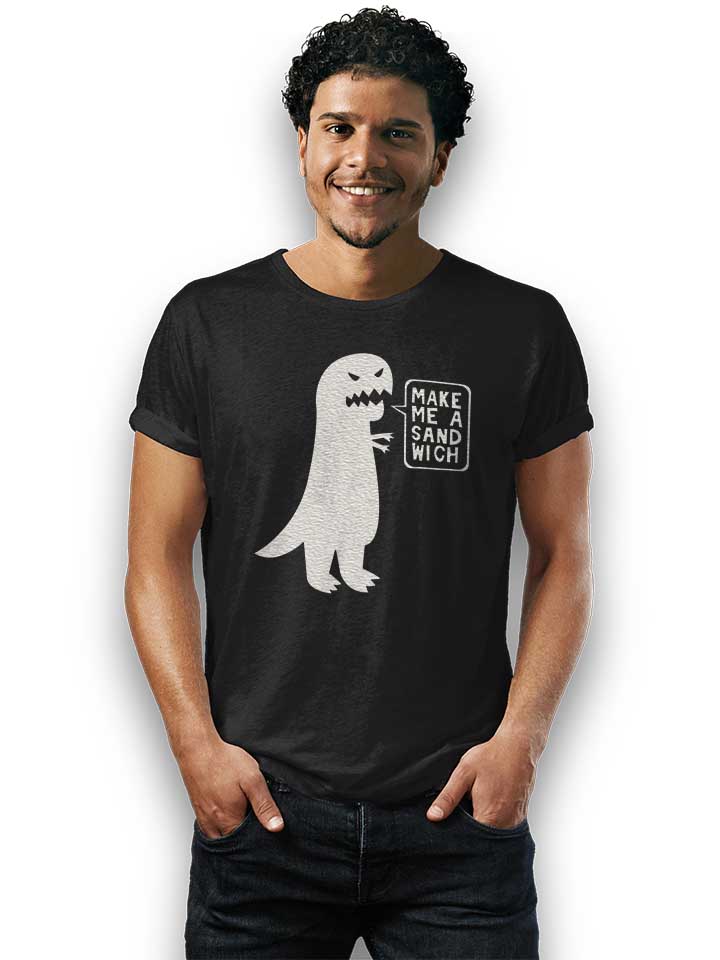 sandwich-dinosaur-t-shirt schwarz 2