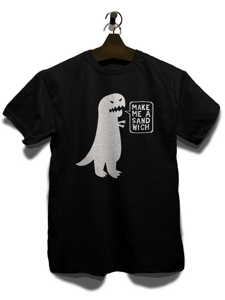 sandwich-dinosaur-t-shirt schwarz 3