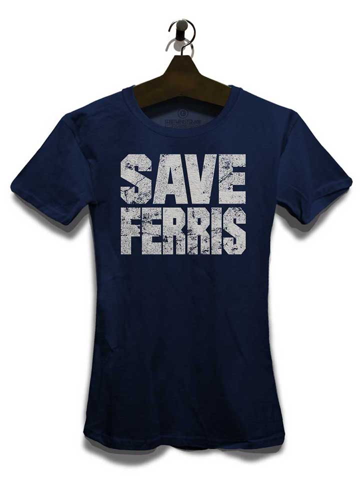 save-ferris-damen-t-shirt dunkelblau 3