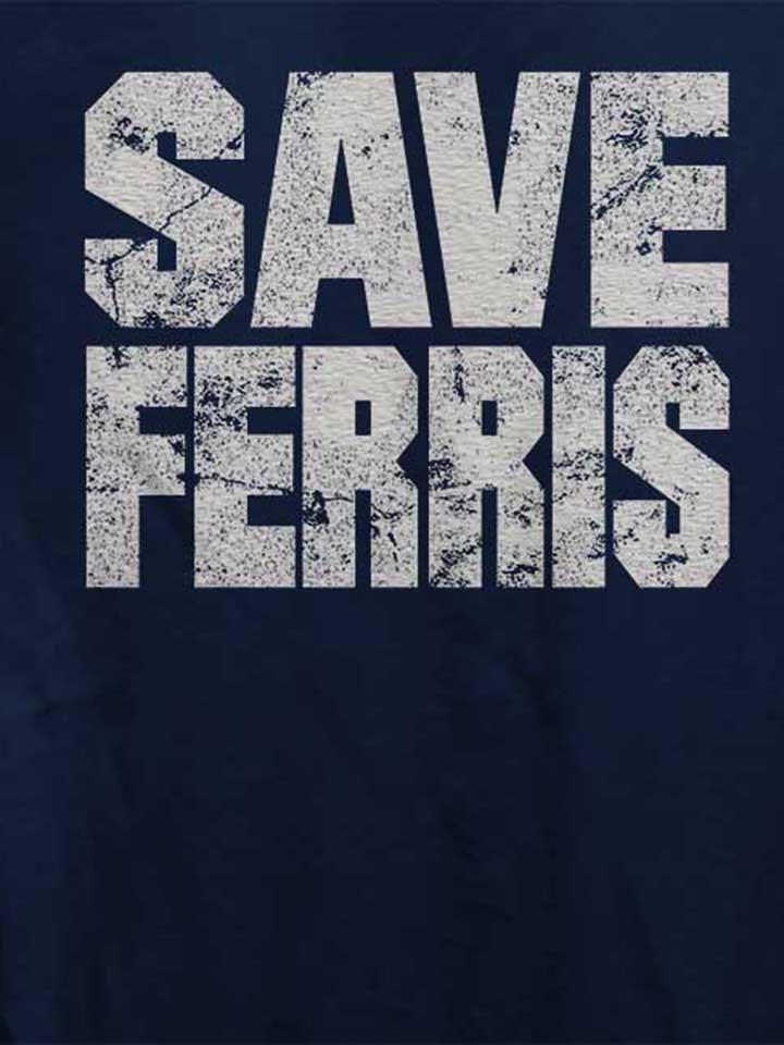 save-ferris-damen-t-shirt dunkelblau 4