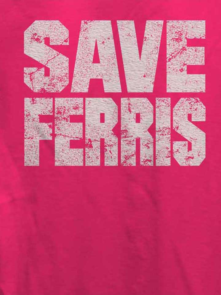save-ferris-damen-t-shirt fuchsia 4