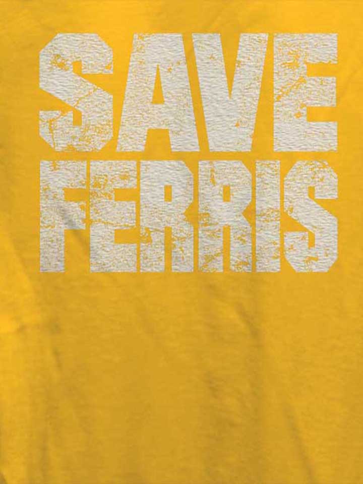 save-ferris-damen-t-shirt gelb 4