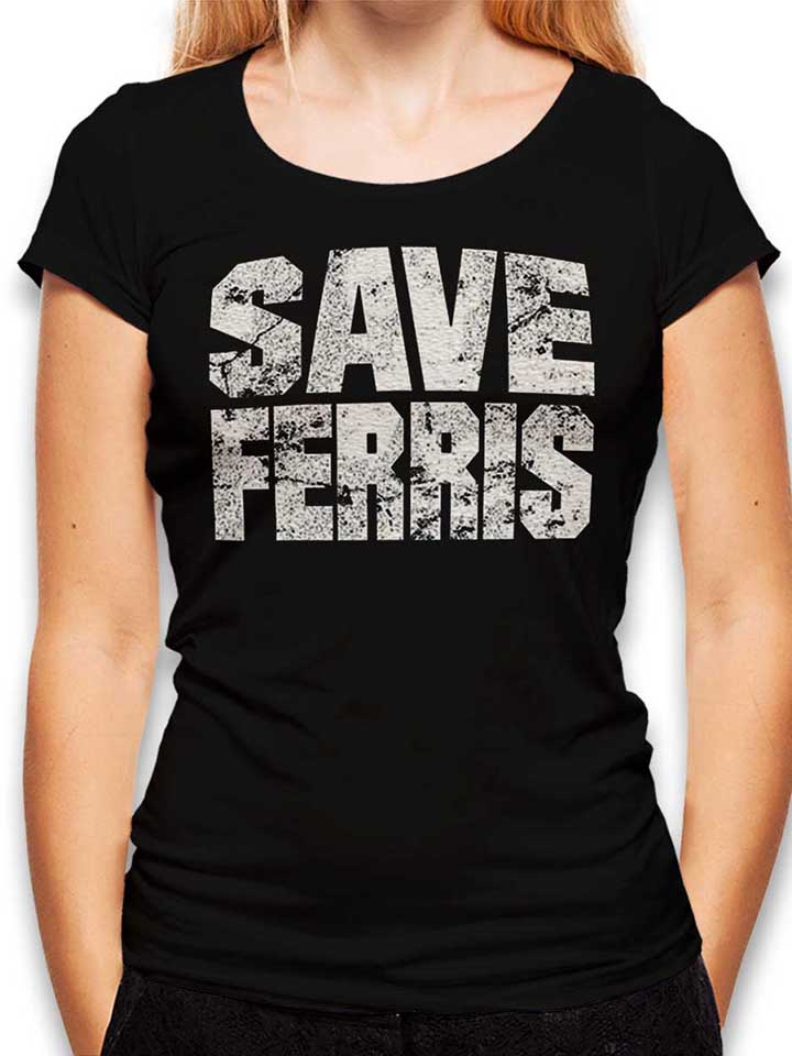 save-ferris-damen-t-shirt schwarz 1