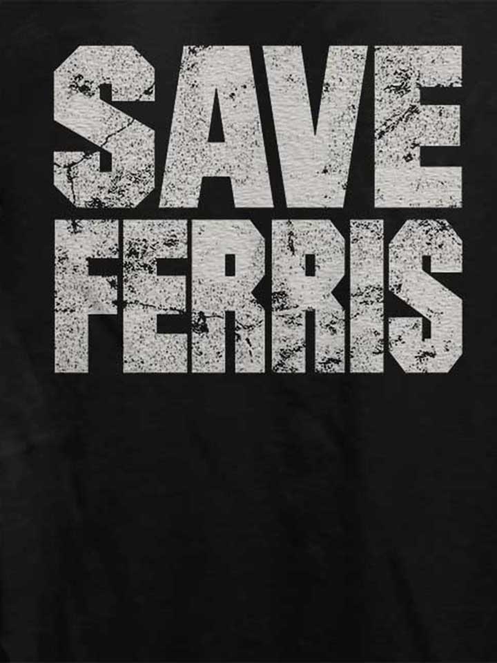 save-ferris-damen-t-shirt schwarz 4