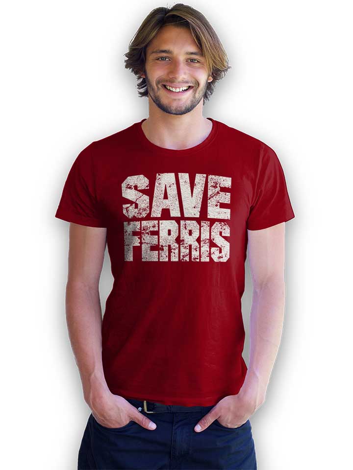 save-ferris-t-shirt bordeaux 2