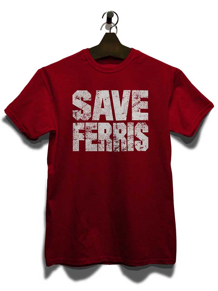 save-ferris-t-shirt bordeaux 3