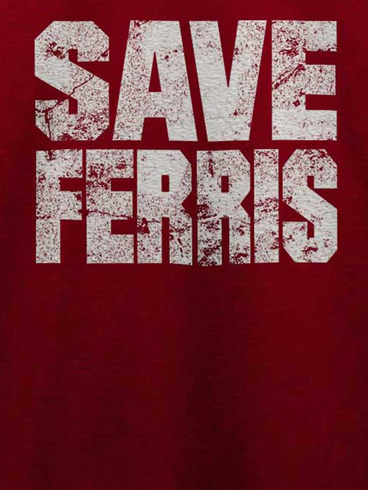 save-ferris-t-shirt bordeaux 4