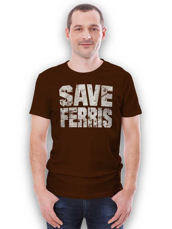 save-ferris-t-shirt braun 2