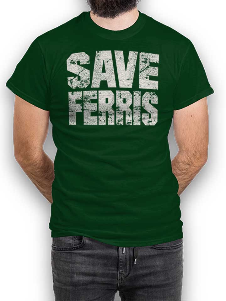 Save Ferris T-Shirt vert-fonc L