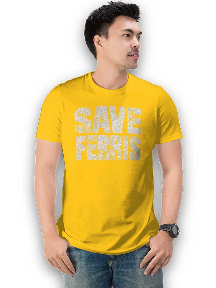 save-ferris-t-shirt gelb 2
