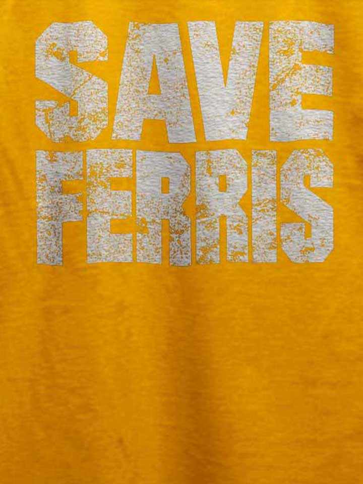 save-ferris-t-shirt gelb 4
