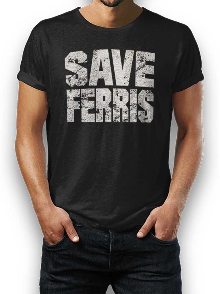 Save Ferris T-Shirt schwarz L