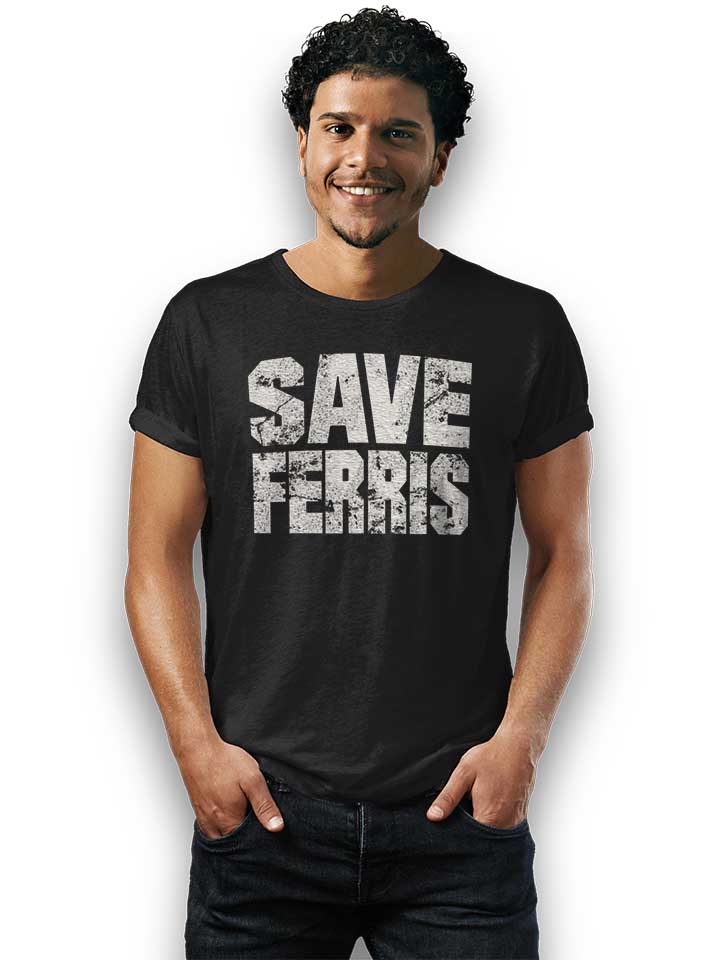 save-ferris-t-shirt schwarz 2