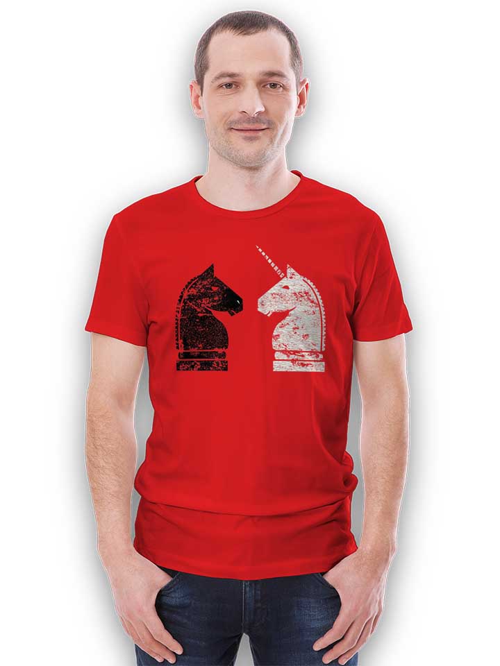 schach-einhorn-t-shirt rot 2
