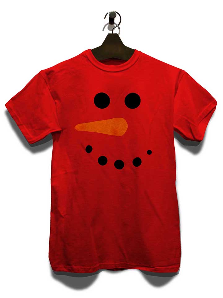 schneeman-gesicht-t-shirt rot 3