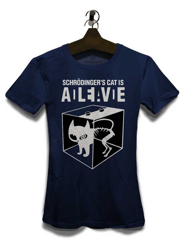 schroedingers-cat-damen-t-shirt dunkelblau 3
