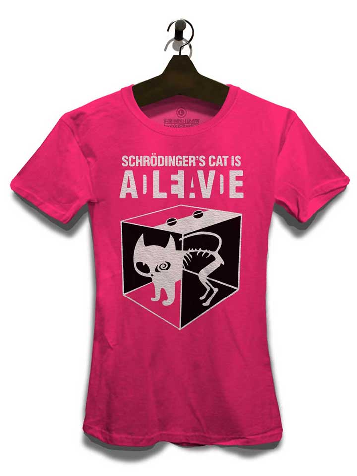 schroedingers-cat-damen-t-shirt fuchsia 3