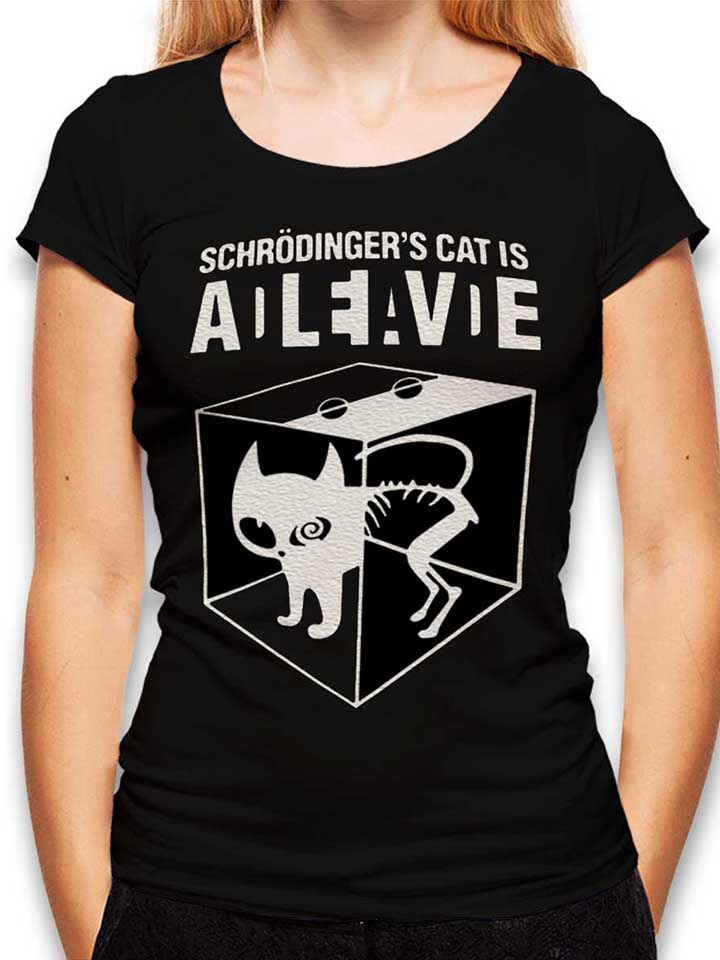Schroedingers Cat Damen T-Shirt schwarz L