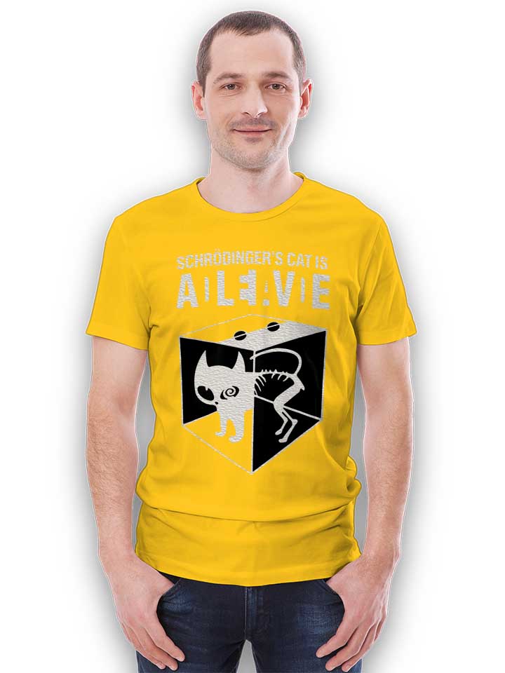 schroedingers-cat-t-shirt gelb 2