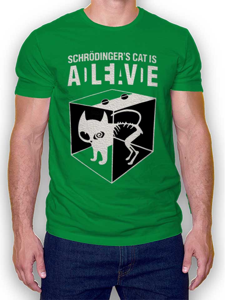 schroedingers-cat-t-shirt gruen 1